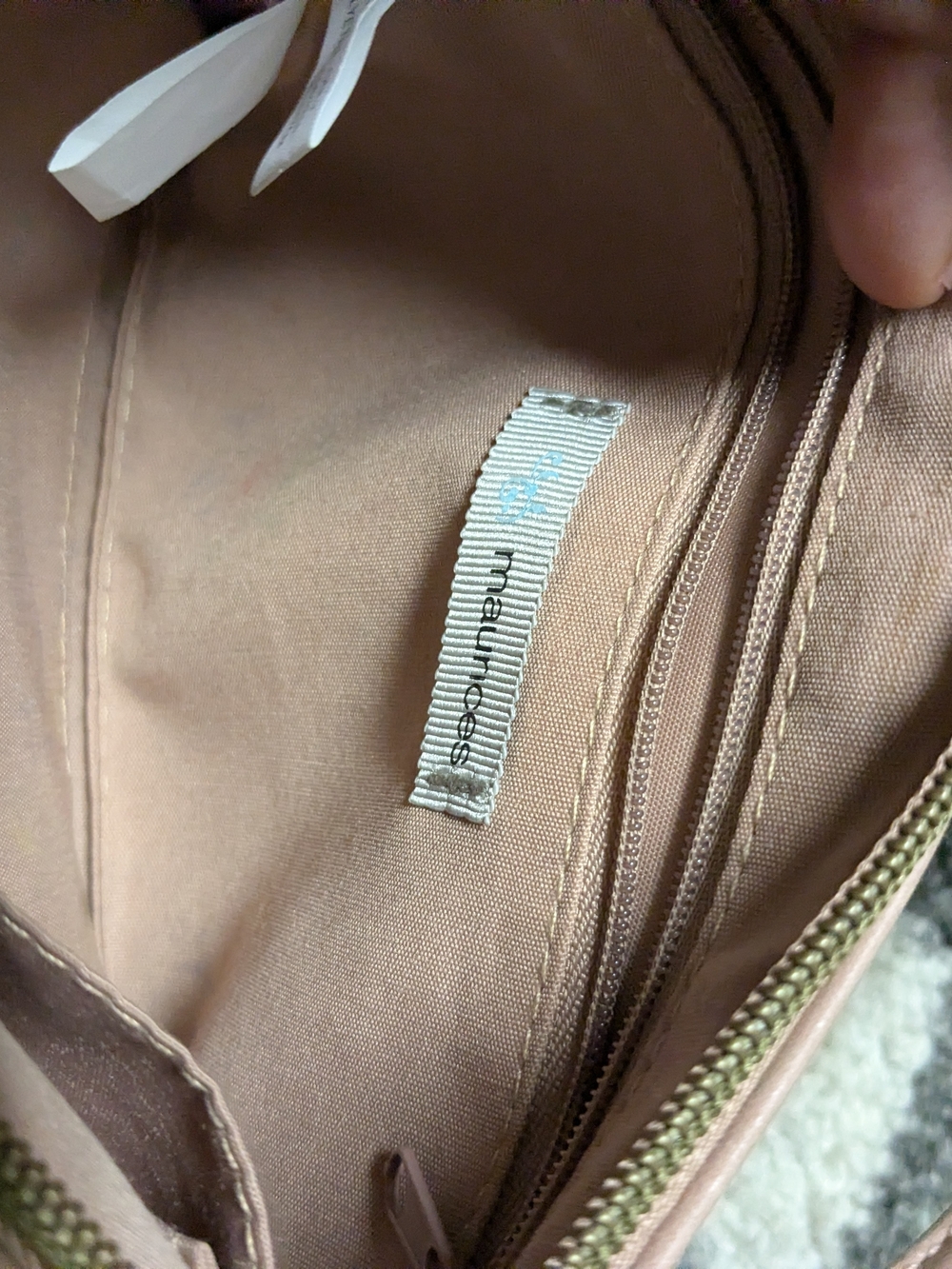 Maurices Blush Pink Zip Wristlet - Picture 3 of 4